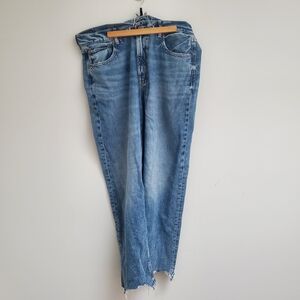 American Eagle Outfitters Light Blue Straight Leg Jeans